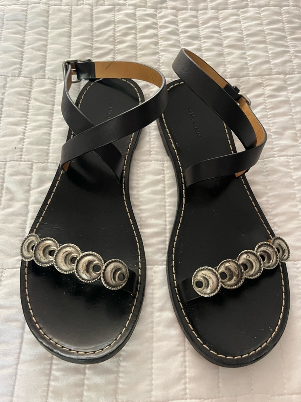 Isabel Marant Strappy Leather Sandals